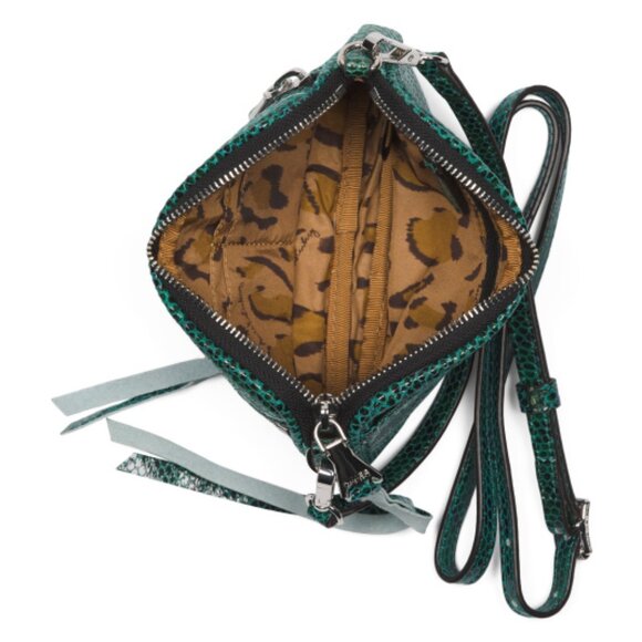 AIMEE KESTENBERG Leather Let's Ride Mini Snake Crossbody - Picture 2 of 5